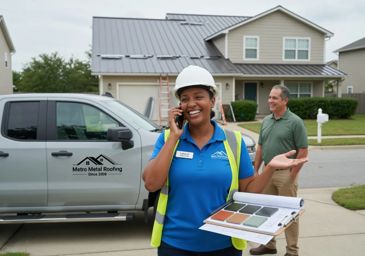 Storm Damage Metal Roof Repair in Fair Oaks, IN